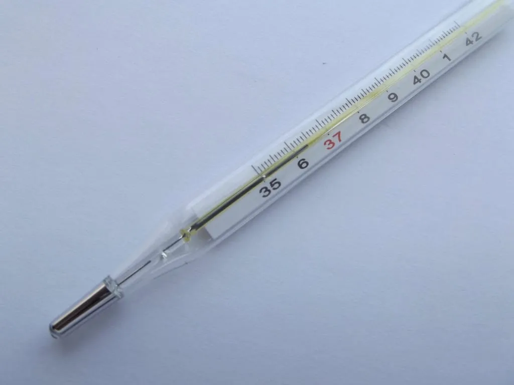 A medical thermometer