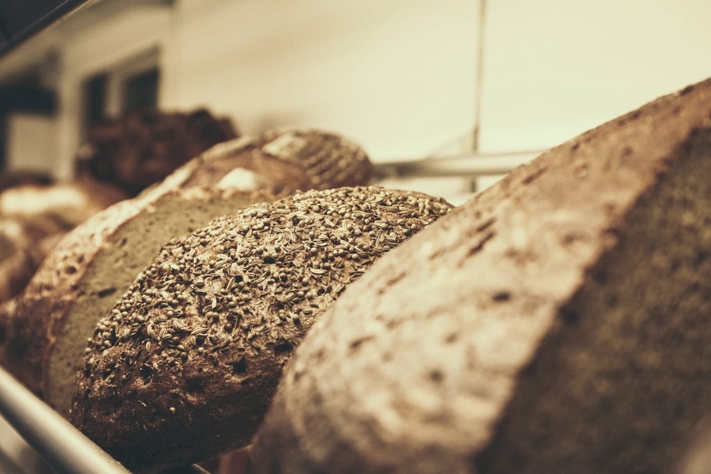 Loaves of wheat bread